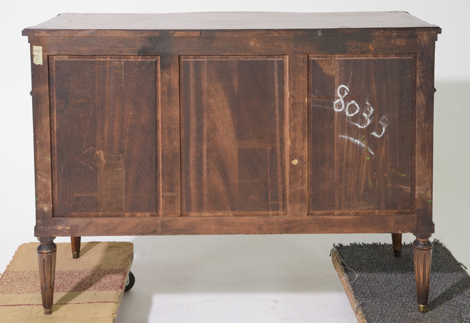 Louis XVI Style Three Drawer Cherry Chest - 9