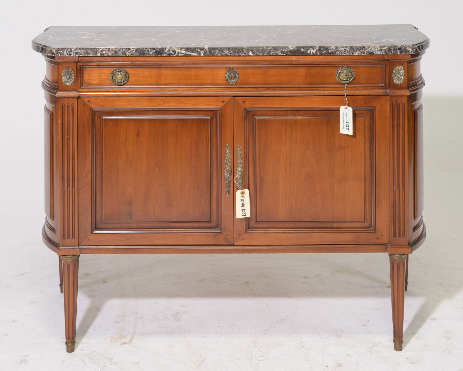 Louis XVI Style Marble Top Commode / Hall Cabinet (1 of 6)