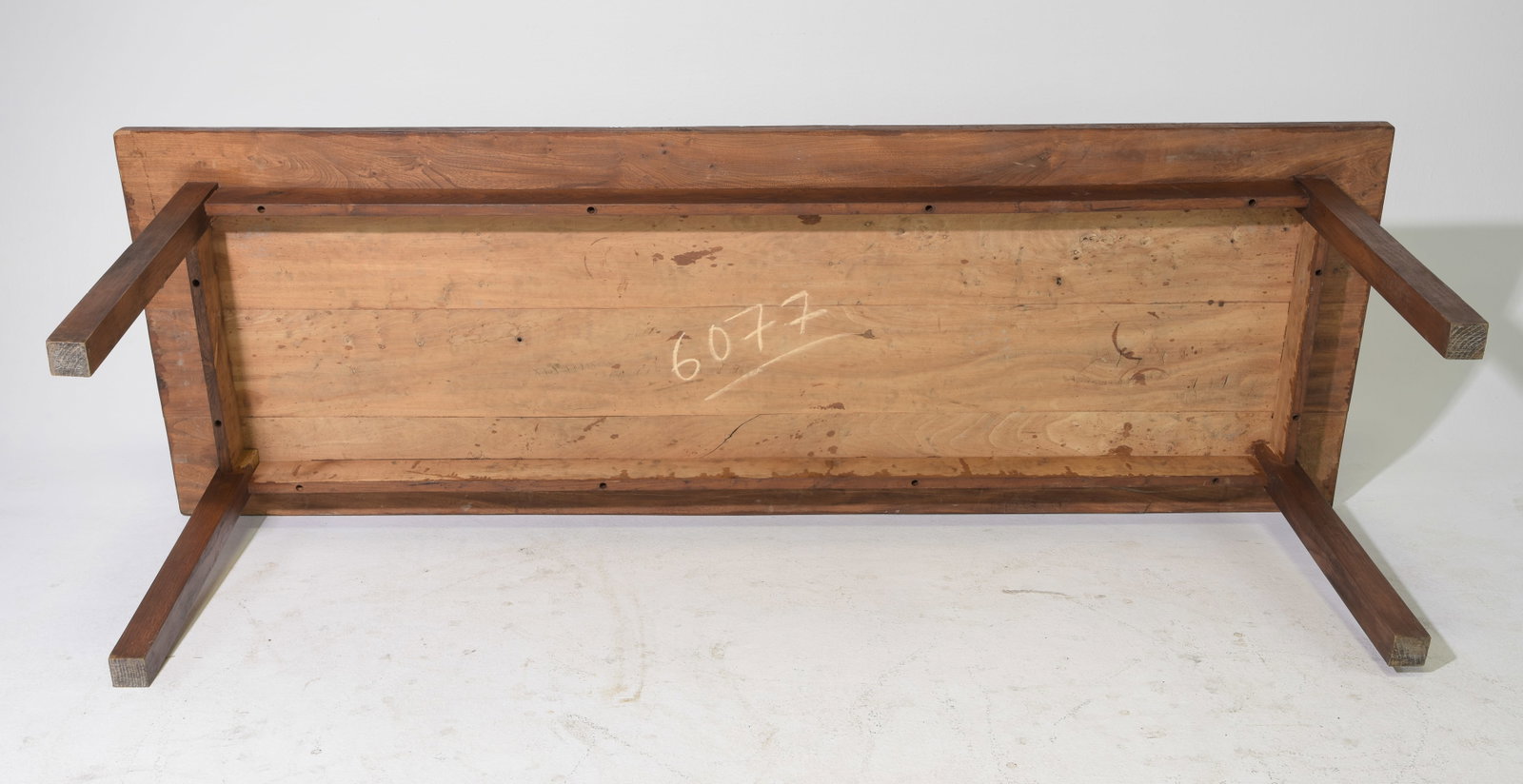French Rustic Oak Farmhouse Table - 6