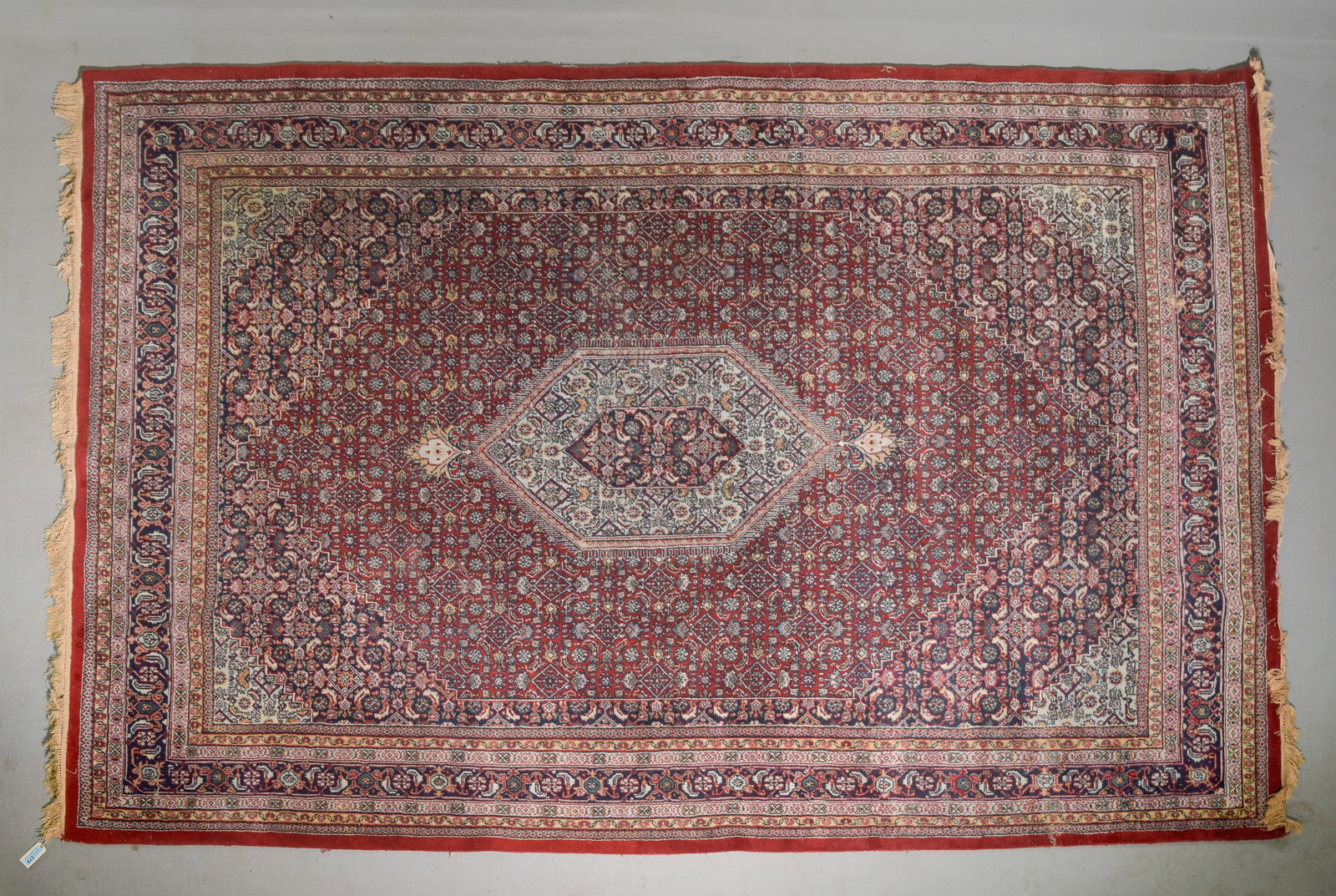 Persian Hand Knotted Bijar Rug - 8'1 x 11'7: Persian Hand Knotted Bijar Rug - 8'1 x 11'7