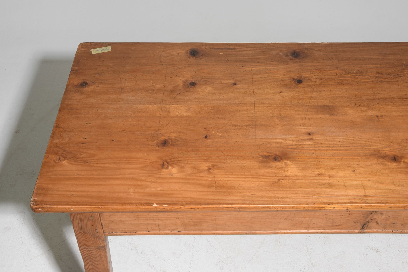 French Rustic Pine Farmhouse Table - 2