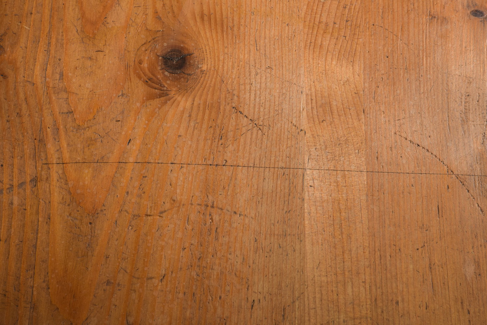 French Rustic Pine Farmhouse Table - 6