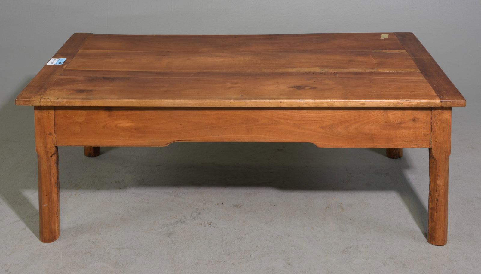 French Rustic Cherry Wood Large Coffee Table (1 of 7)