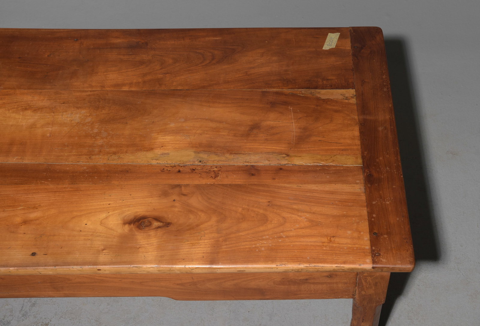 French Rustic Cherry Wood Large Coffee Table - 3