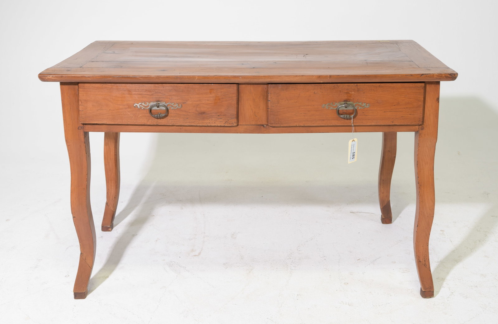 French Rustic Two Drawer Table (1 of 7)