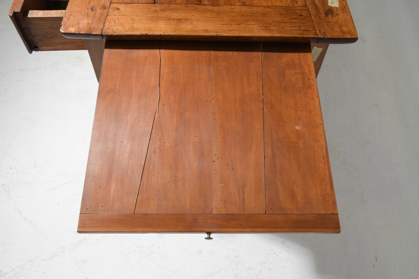 French Rustic Two Drawer Table - 5