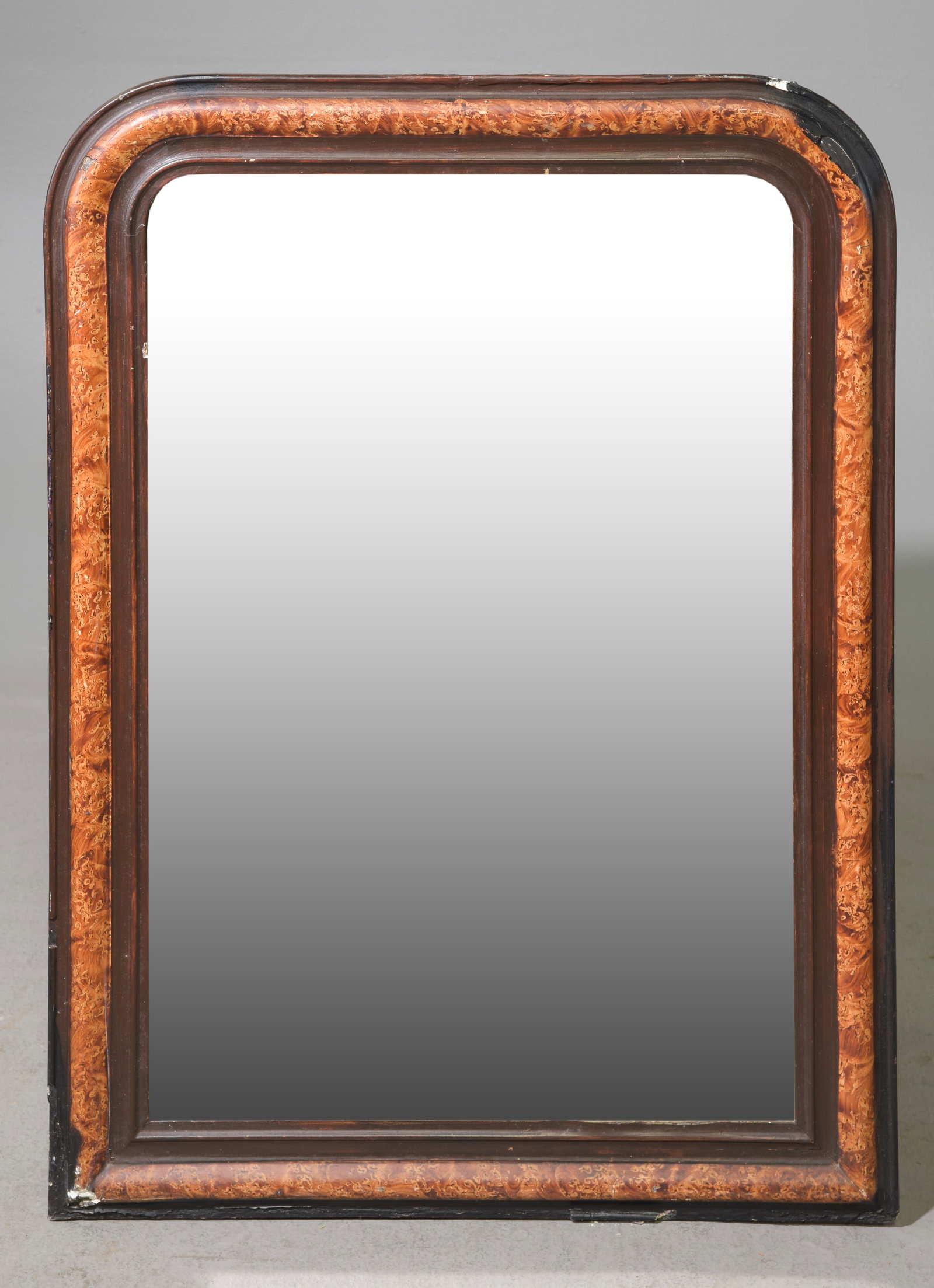 Louis Philippe Style Small Framed Mirror (1 of 5)