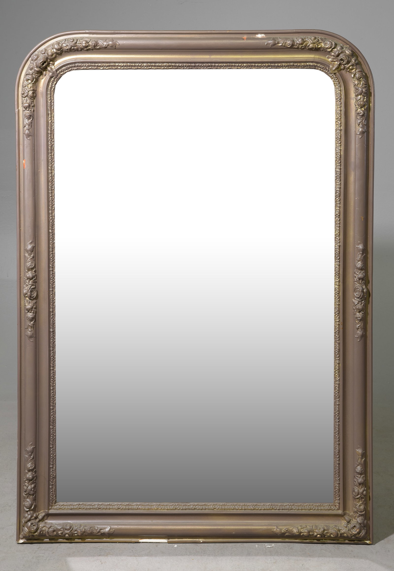 Louis Philippe Style Framed Mirror: French Louis Philippe Style Framed Mirror - 50 in tall x 35 x 2