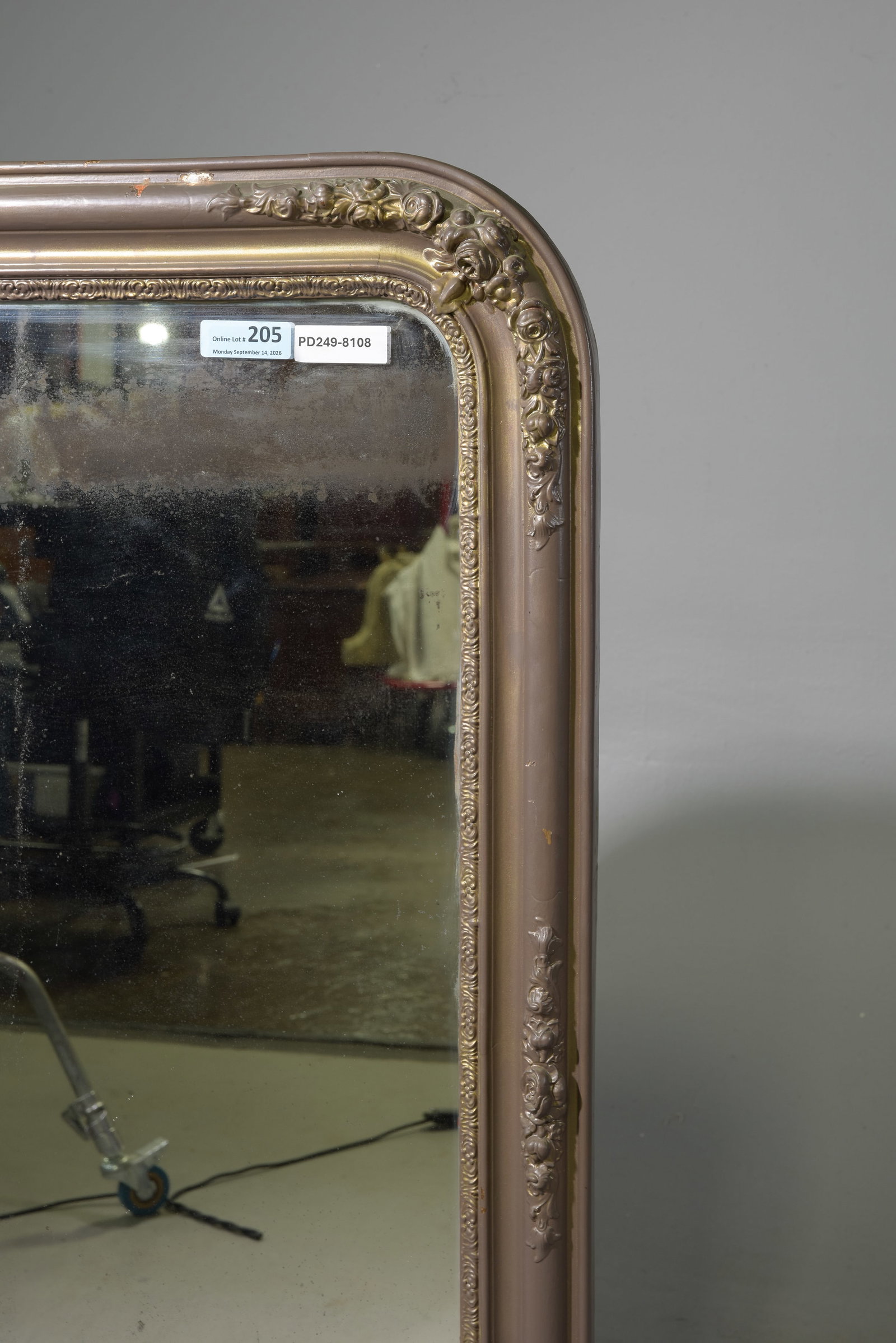 Louis Philippe Style Framed Mirror - 2