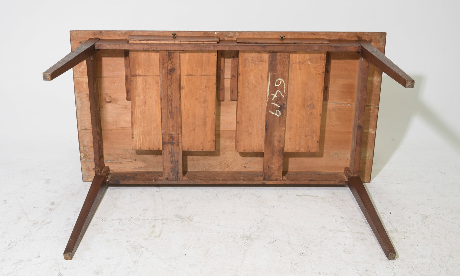 French Rustic Two Drawer Farmhouse Table - 7