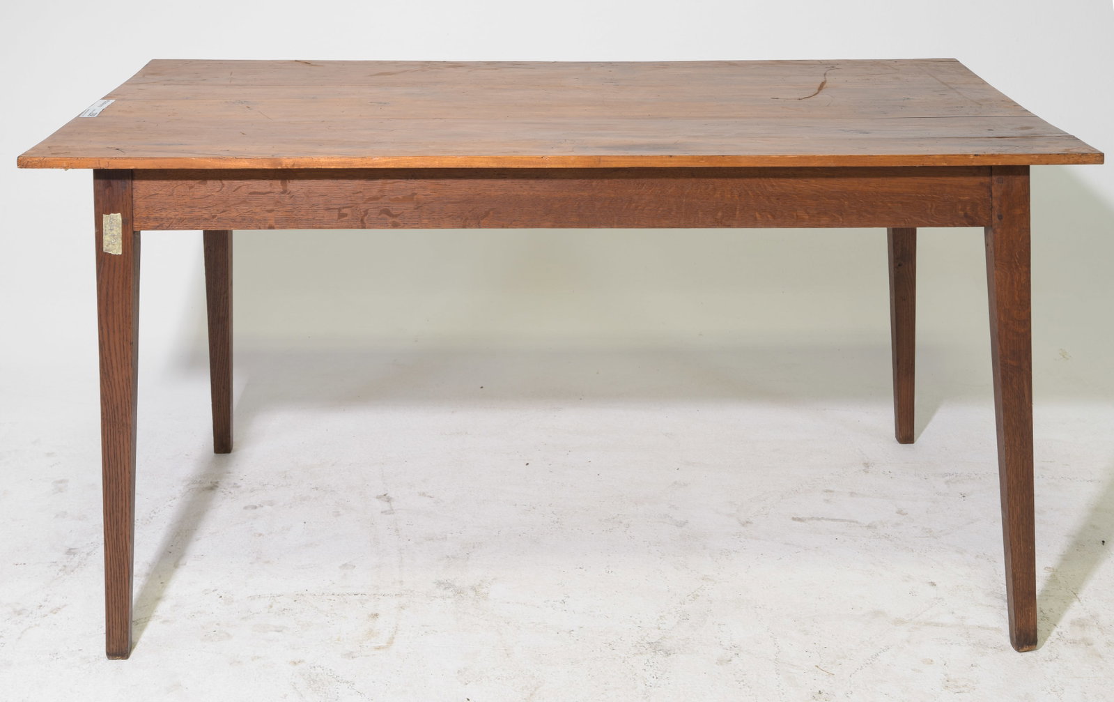 French Rustic Two Drawer Farmhouse Table - 8