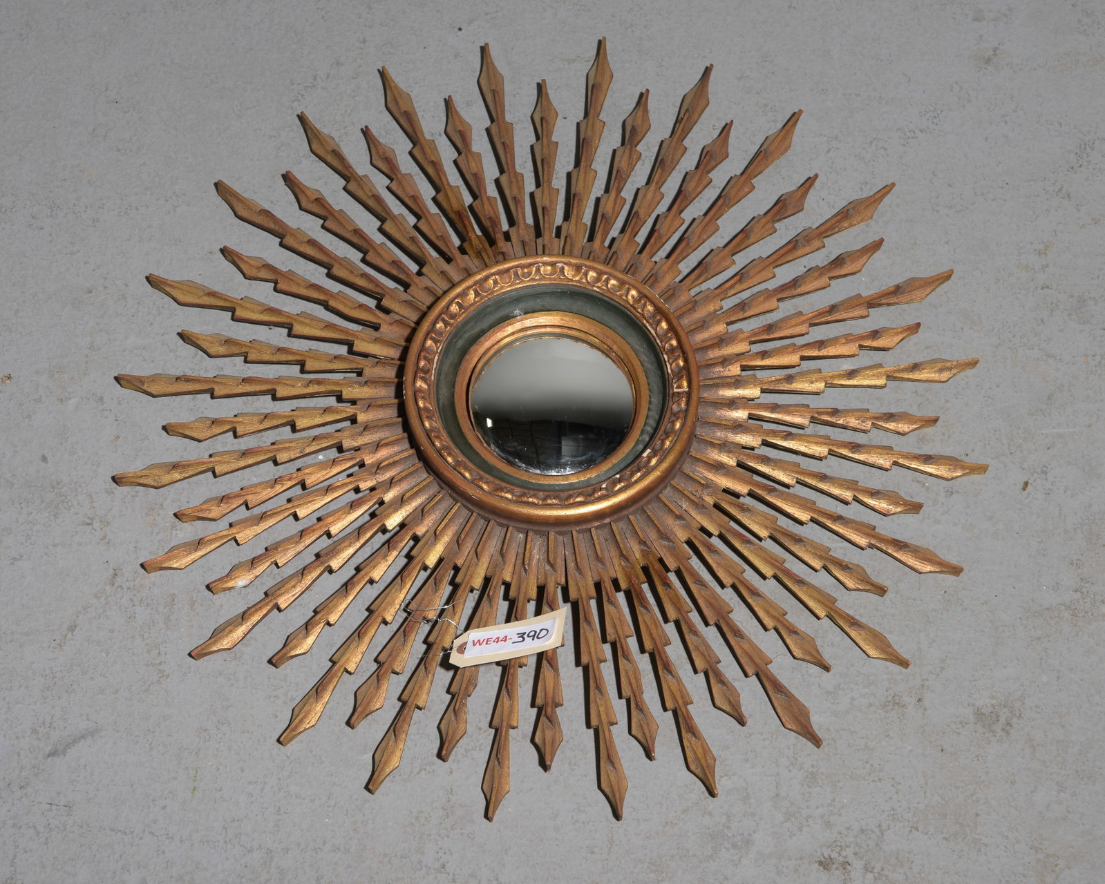 Gilded Sunburst Framed Mirror #2 (1 of 4)