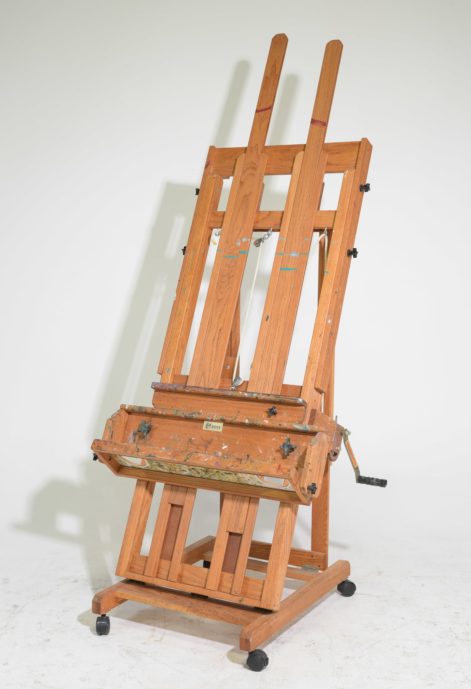 Jack Richeson Large Brazilian Easel: Jack Richeson Large Brazilian Easel - 82 in tall x 34 x 36