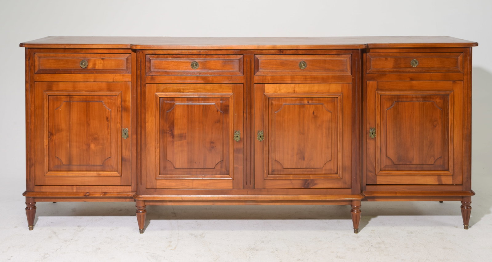 Louis XVI Style Cherry Four Door Sideboard (1 of 10)