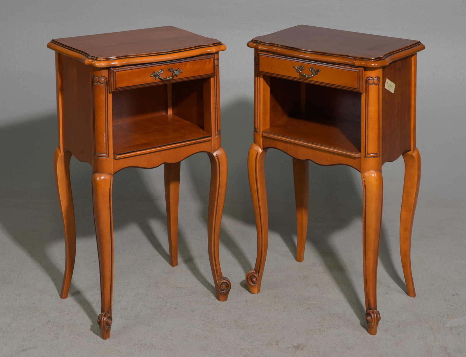2 Louis XV Style Single Drawer Occasional Tables (1 of 4)