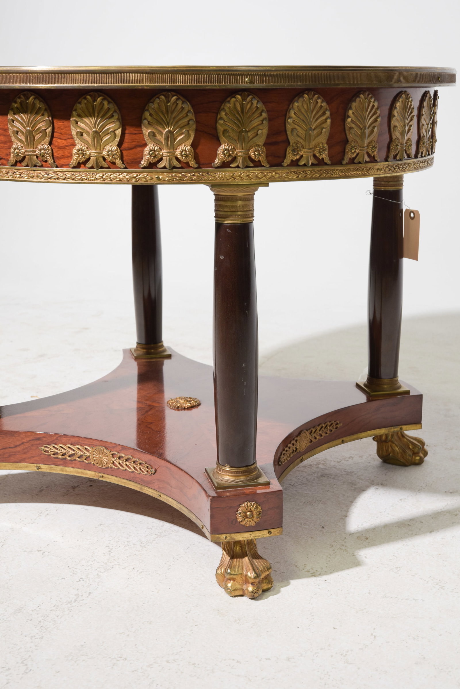 French Empire Style Round Side Table - 4