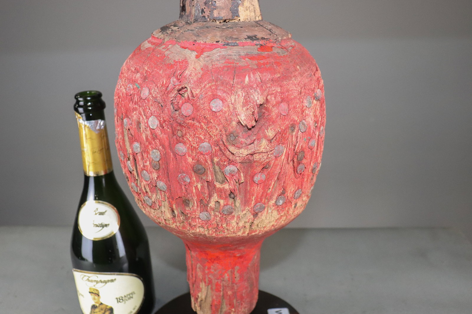 Rustic Painted Table Lamp - 2