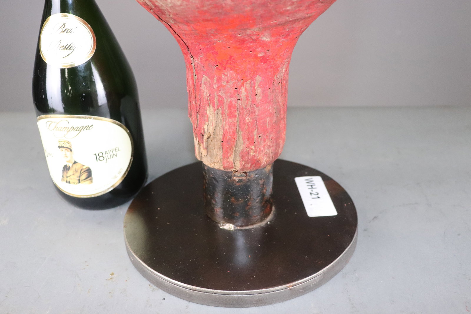 Rustic Painted Table Lamp - 4