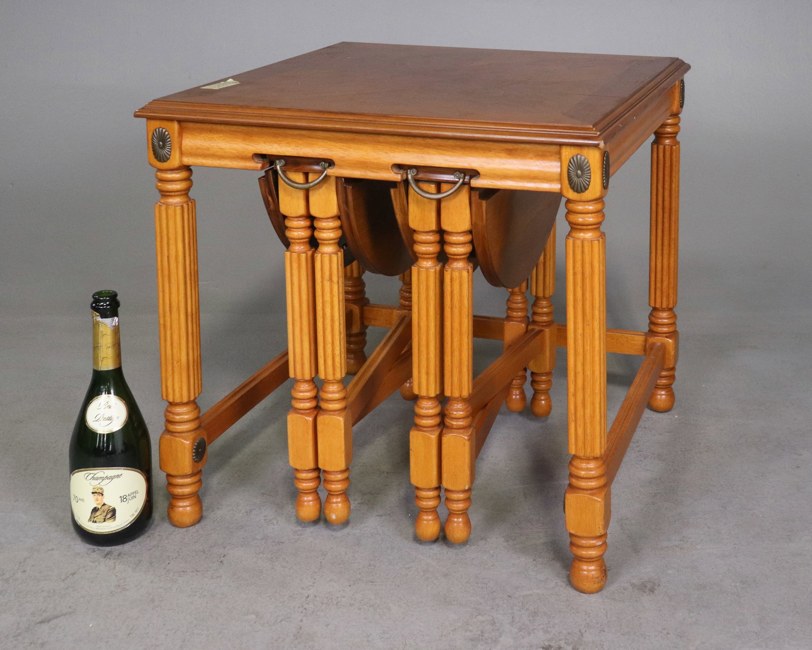Louis XVI Style Nest Of 3 Tables (1 of 4)