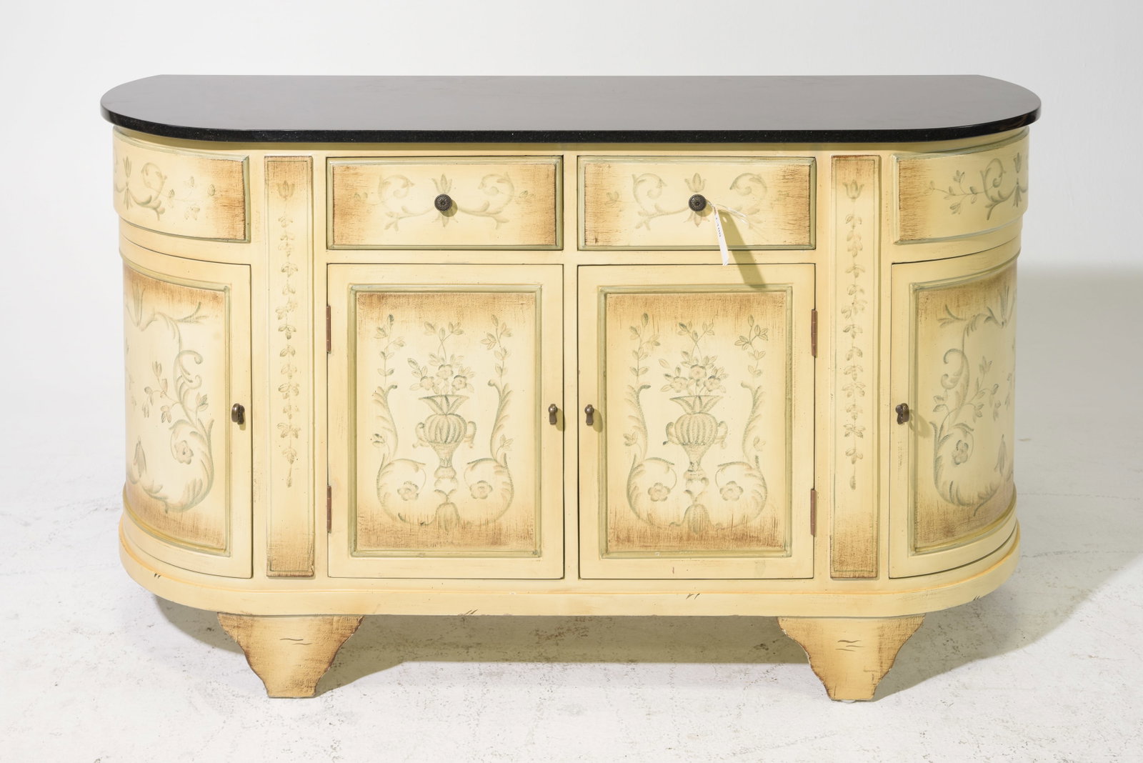 Italian Style Modern Marble Top Low Server (1 of 4)