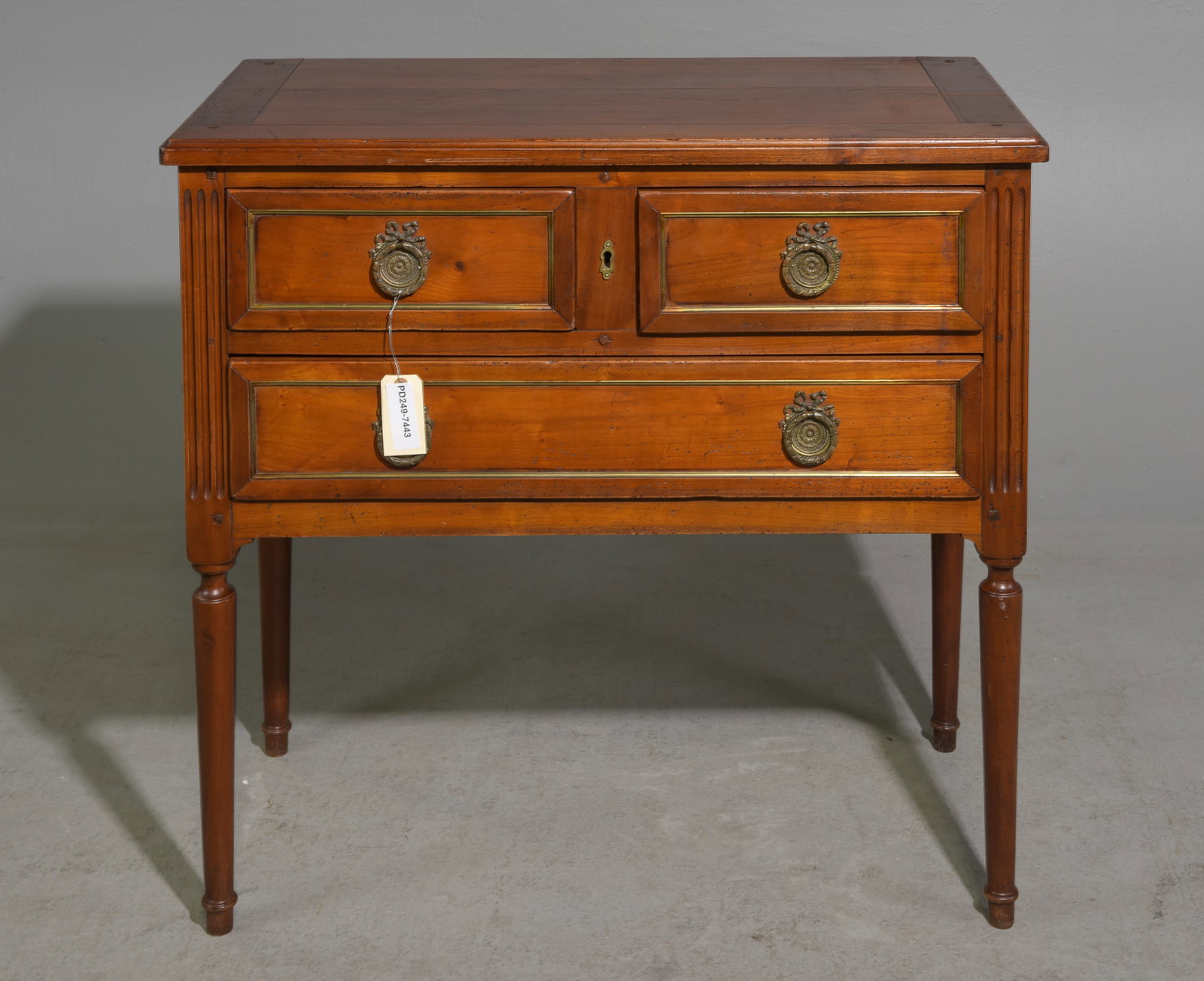 Louis XVI Style Three Drawer Chest (1 of 5)
