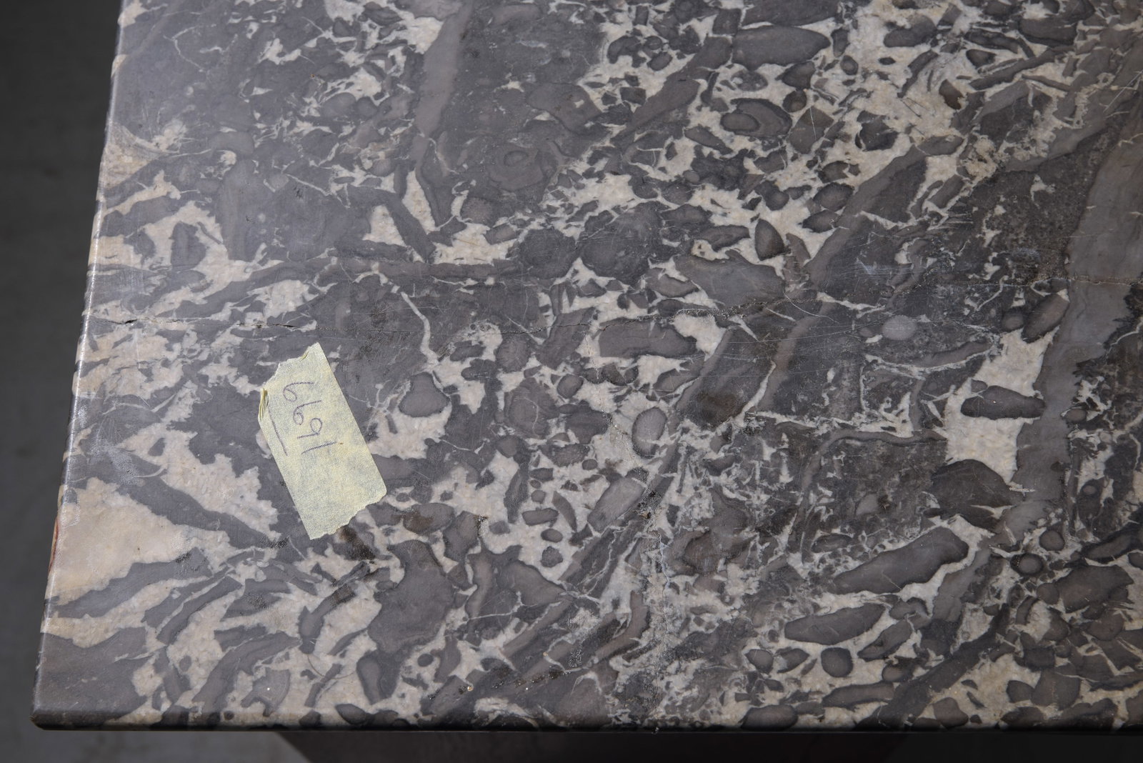 Louis Philippe Style Marble Top Nightstand - 8