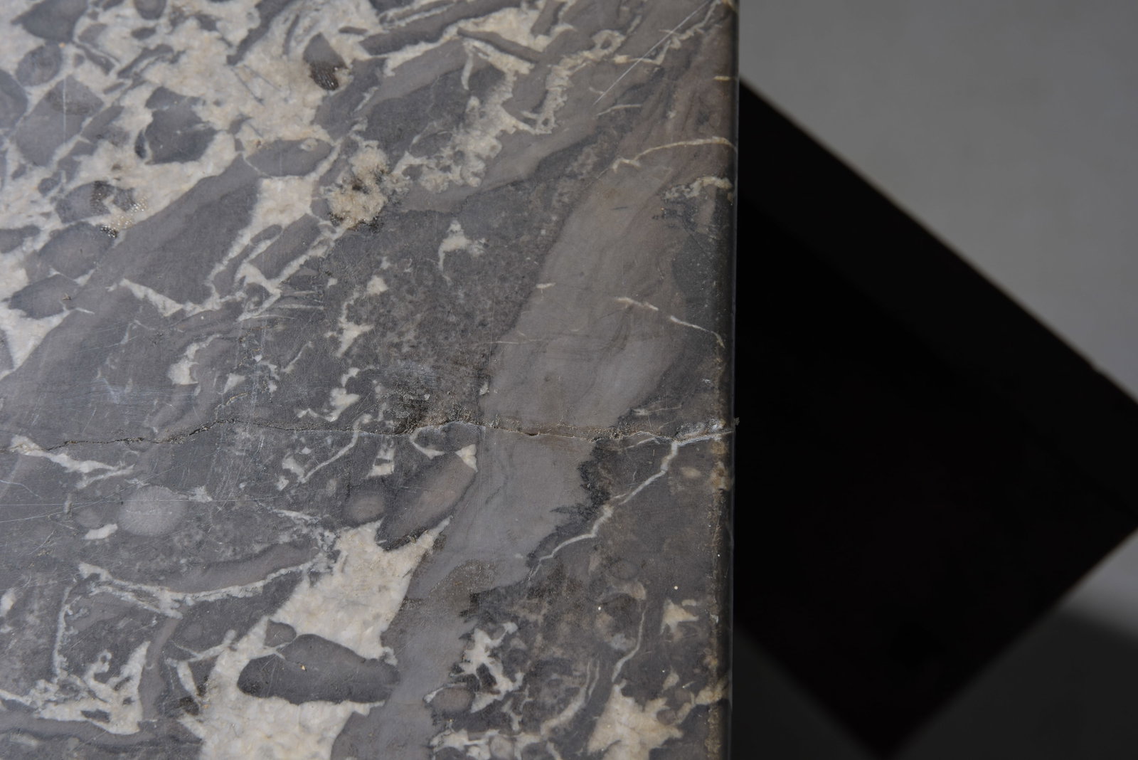 Louis Philippe Style Marble Top Nightstand - 9