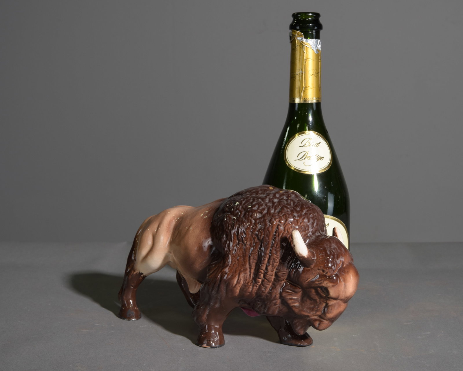 Vintage Ceramic Melba Ware Bison / Buffalo Figurine (1 of 4)