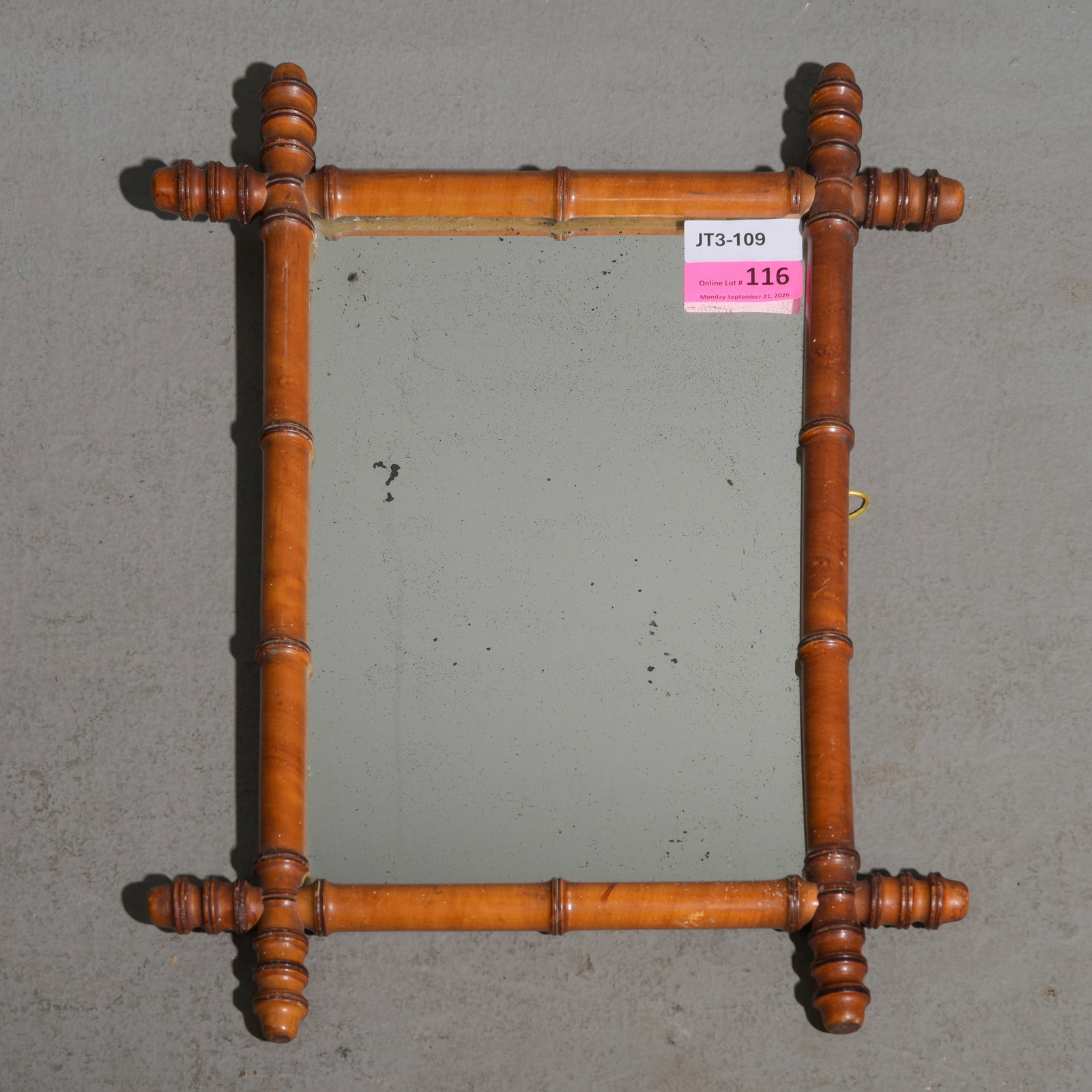 Faux Bamboo Framed Mirror #2 (1 of 4)