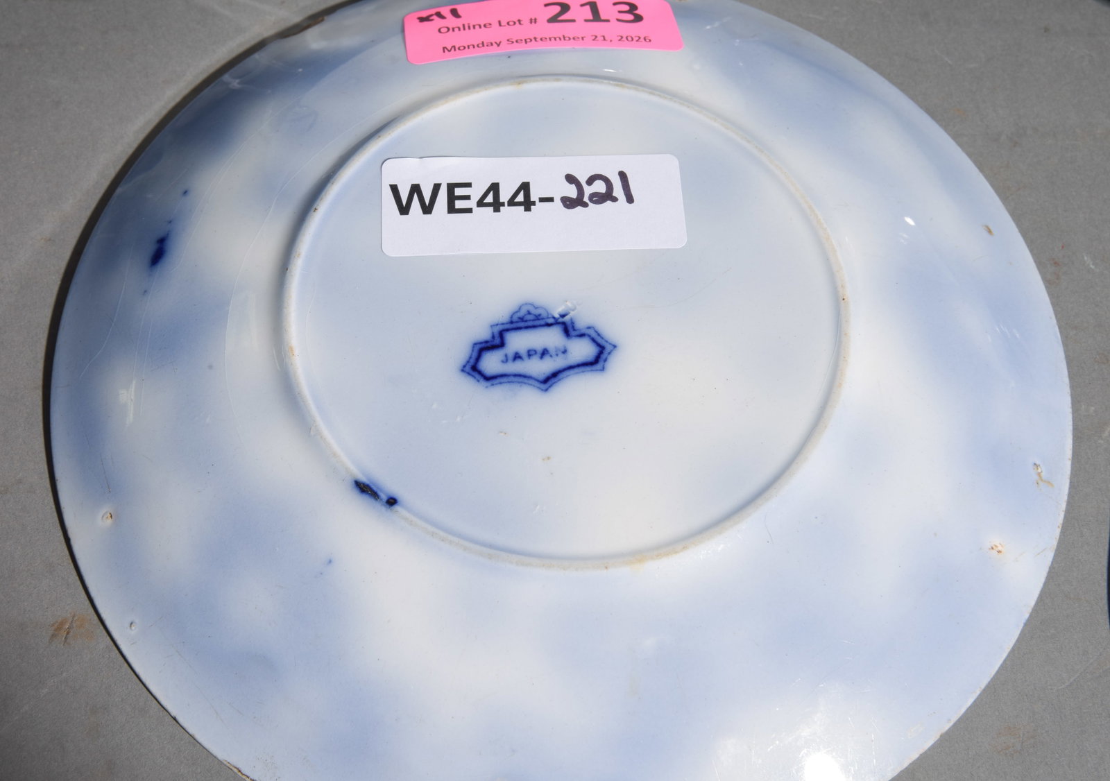 11 Assorted Flo Blue Plates - 8