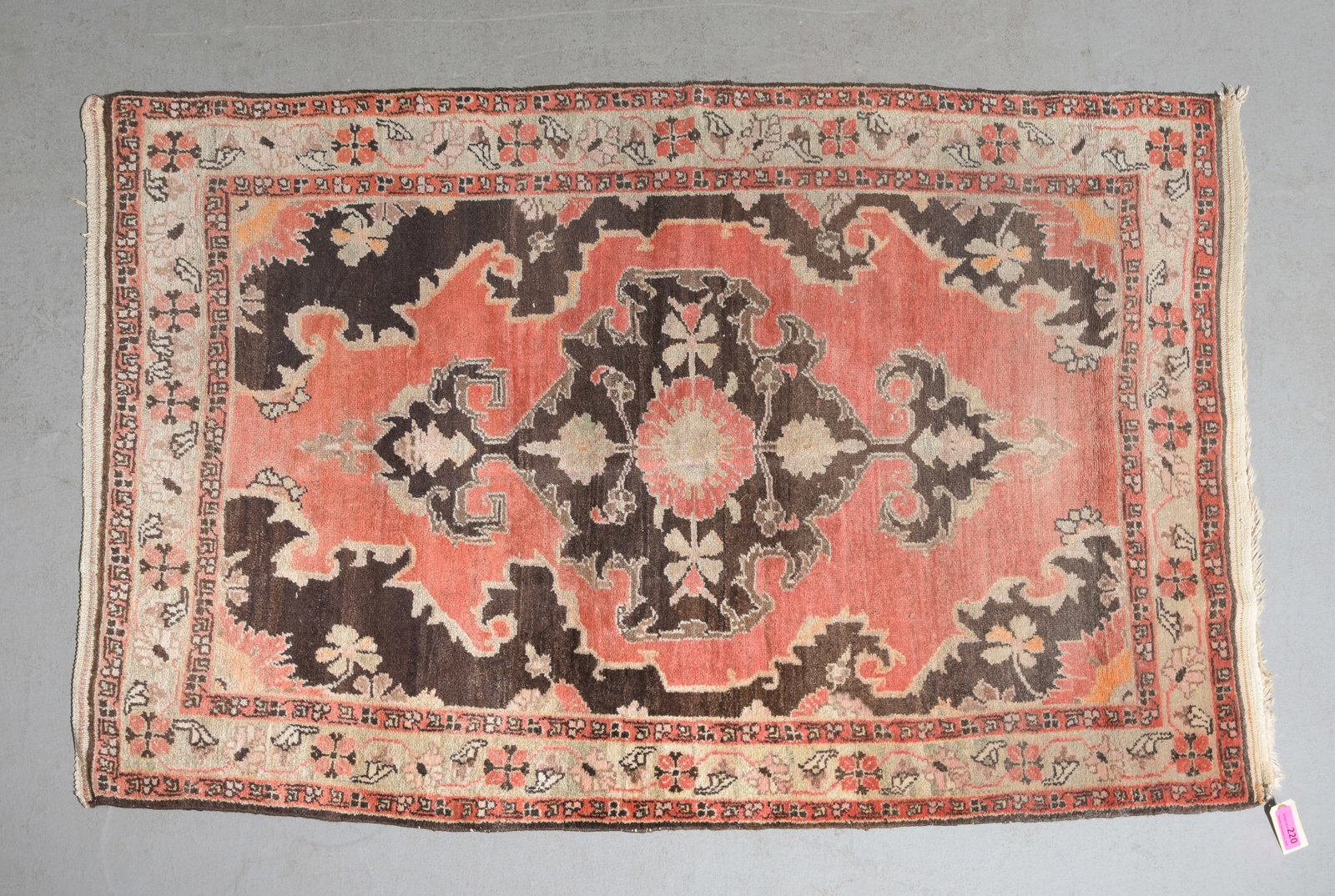 Natural Vegetable Dye Hand Knotted Rug - 4'2 x 8'3: Natural Vegetable Dye Hand Knotted Rug - 4'2 x 8'3
