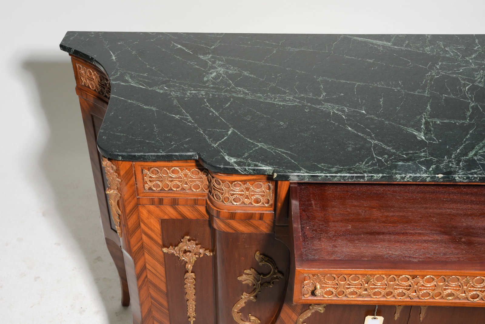 French Style Marble Top Buffet with Gilded Ormolu - 3