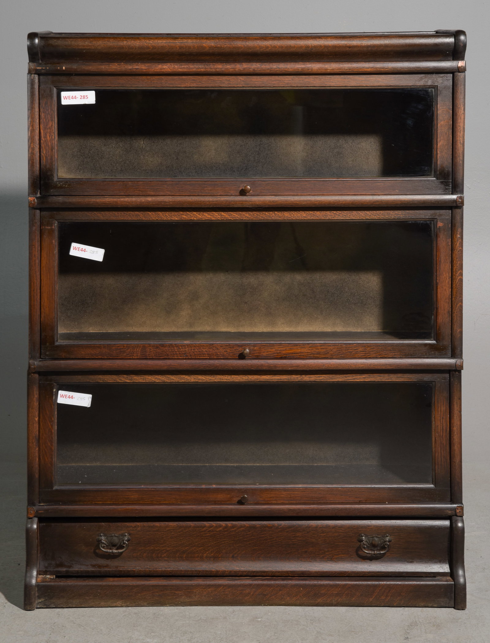 British Oak Stacking Lawyers / Barristers Bookcase (1 of 6)