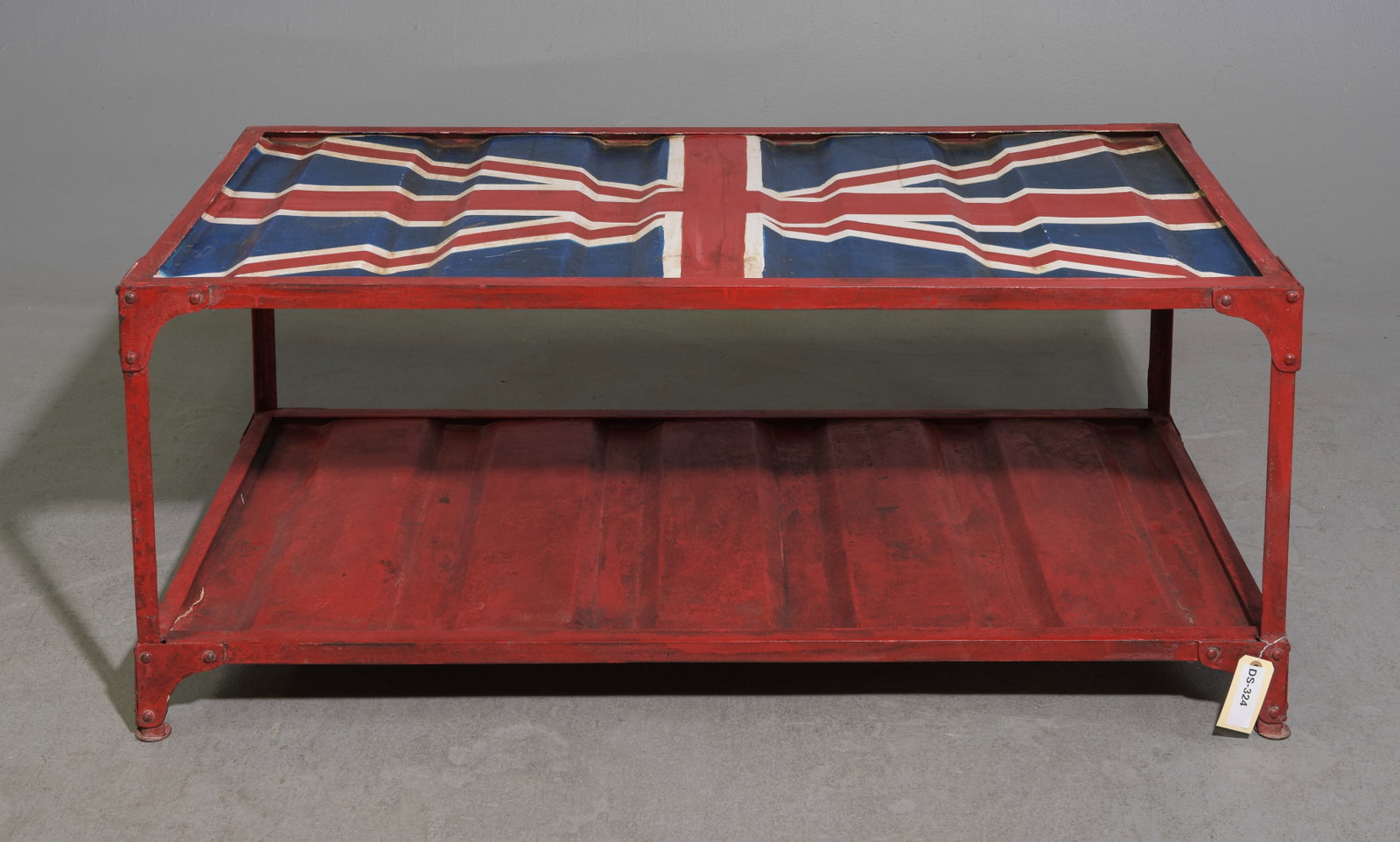 Union Jack / British Flag Motif Metal Coffee Table (1 of 3)