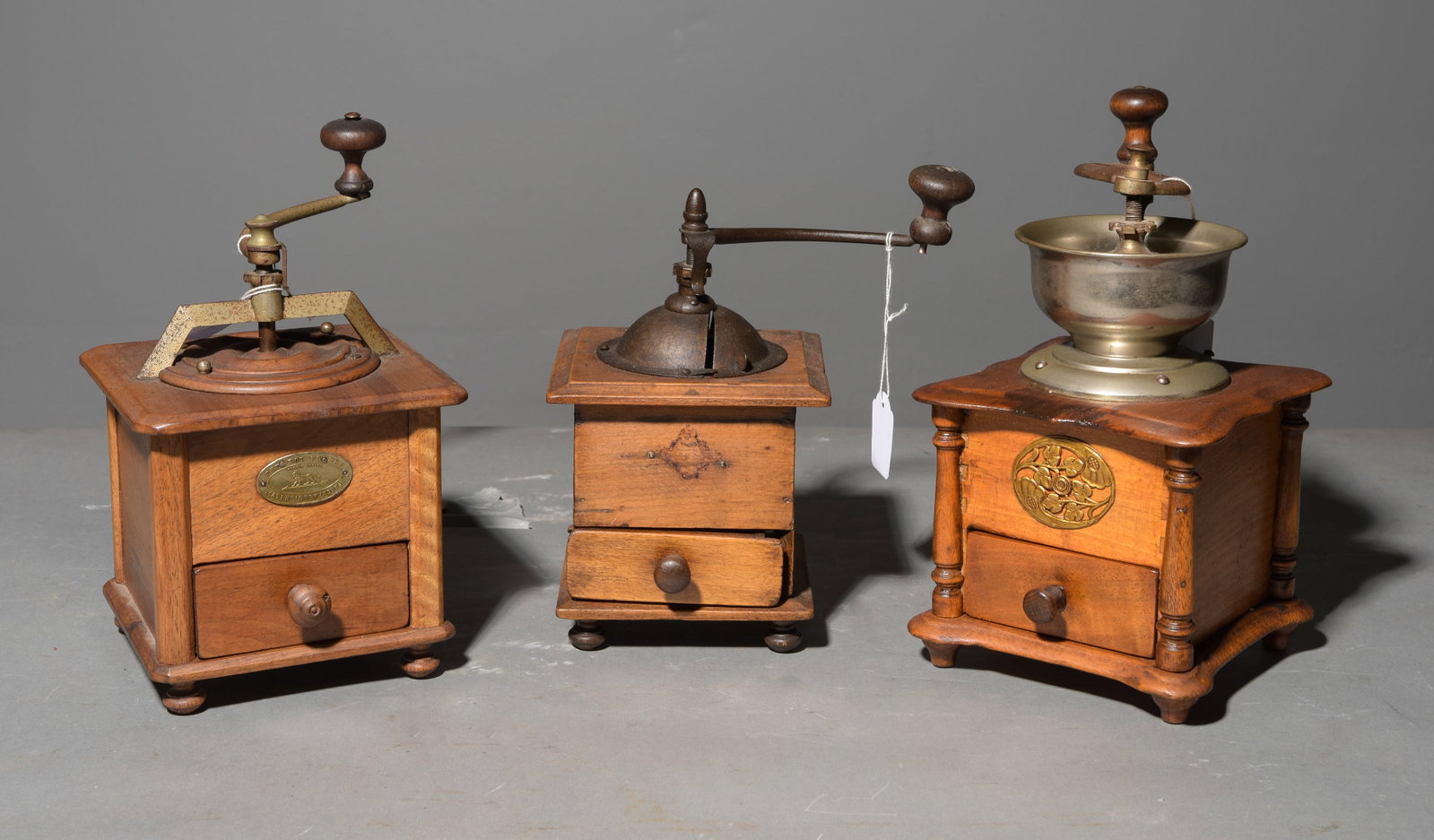 Three French Coffee / Bean Grinders (1 of 5)