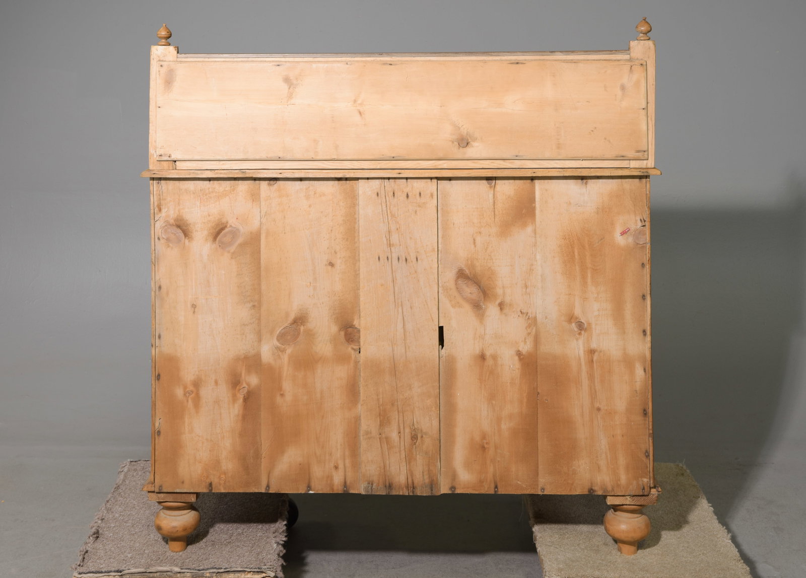 British Pine Tile Back Chest / Washstand - 5