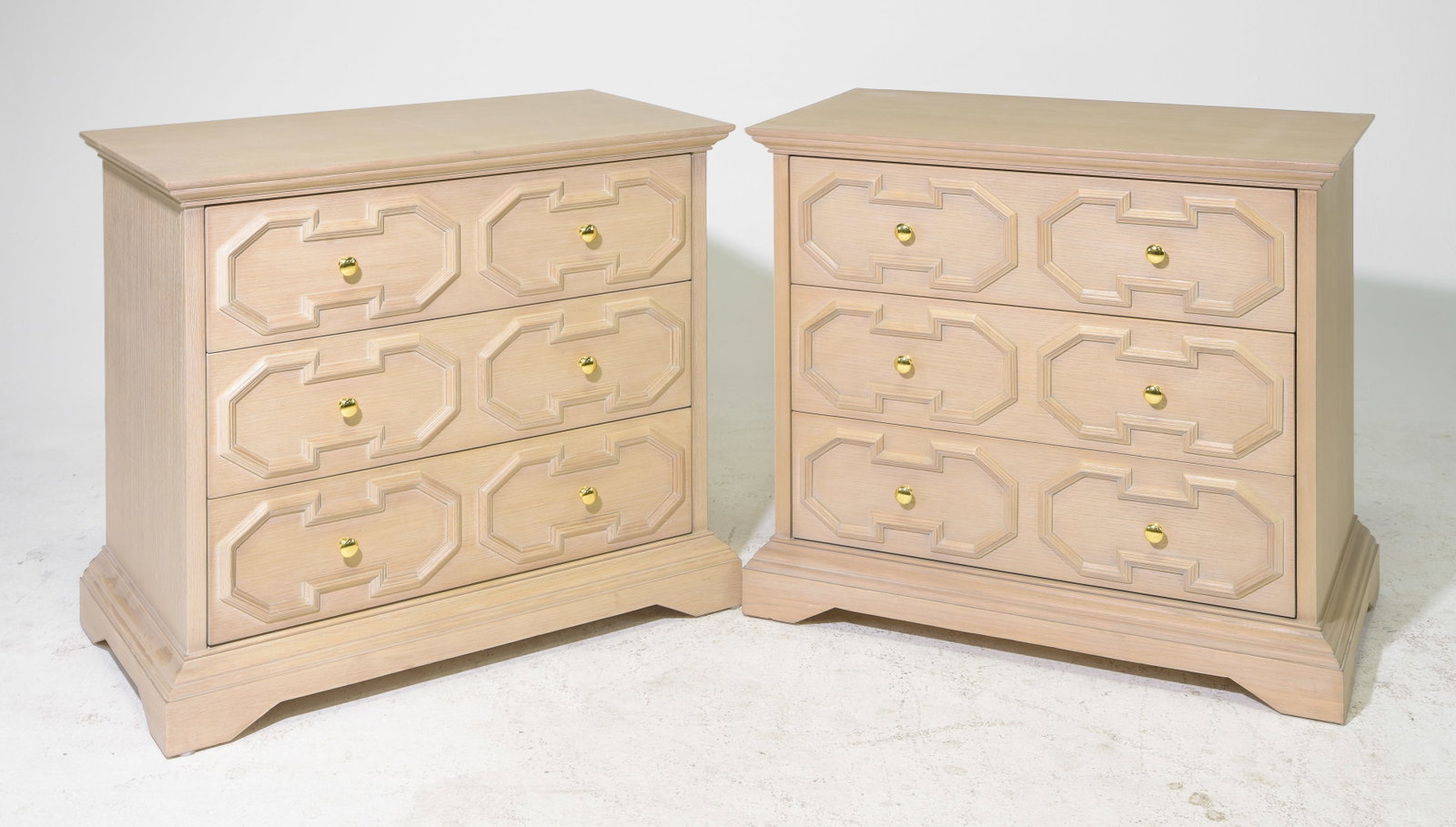 Jacobean Inspired Pair of Three Drawer Chests (1 of 4)