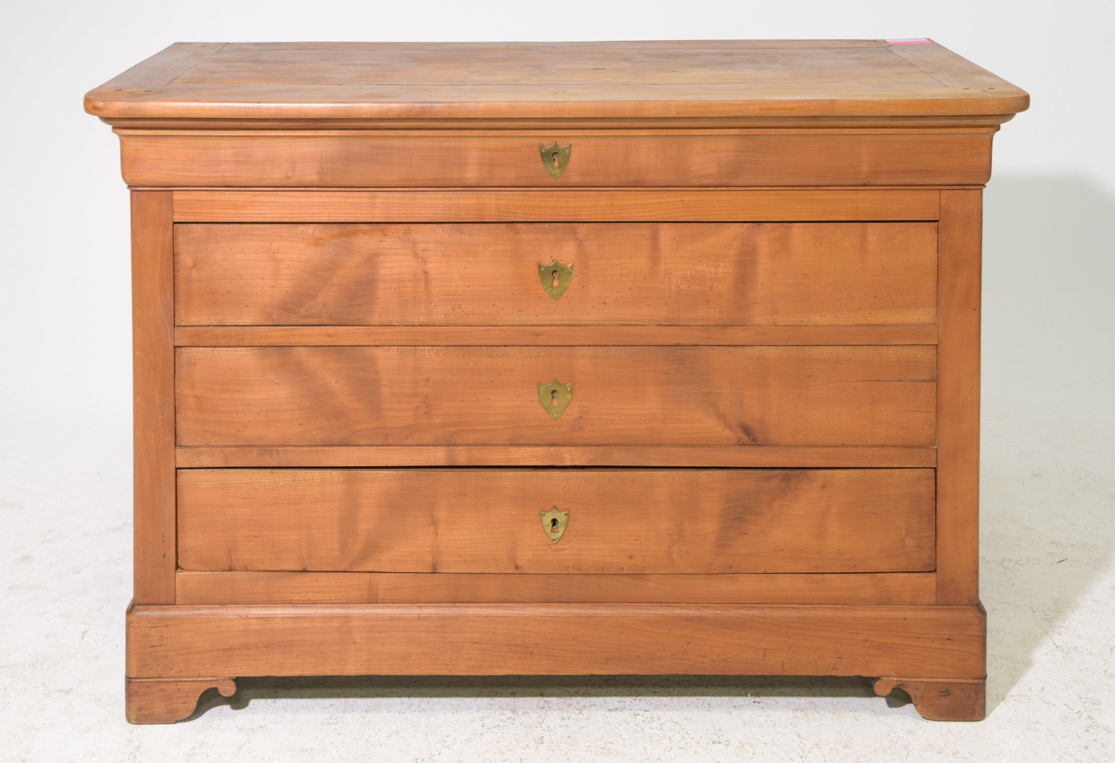 Louis Philippe Style Cherry Lift Top Chest: French Louis Philippe Style Cherry Lift Top Chest - 35 in tall x 51 x 23