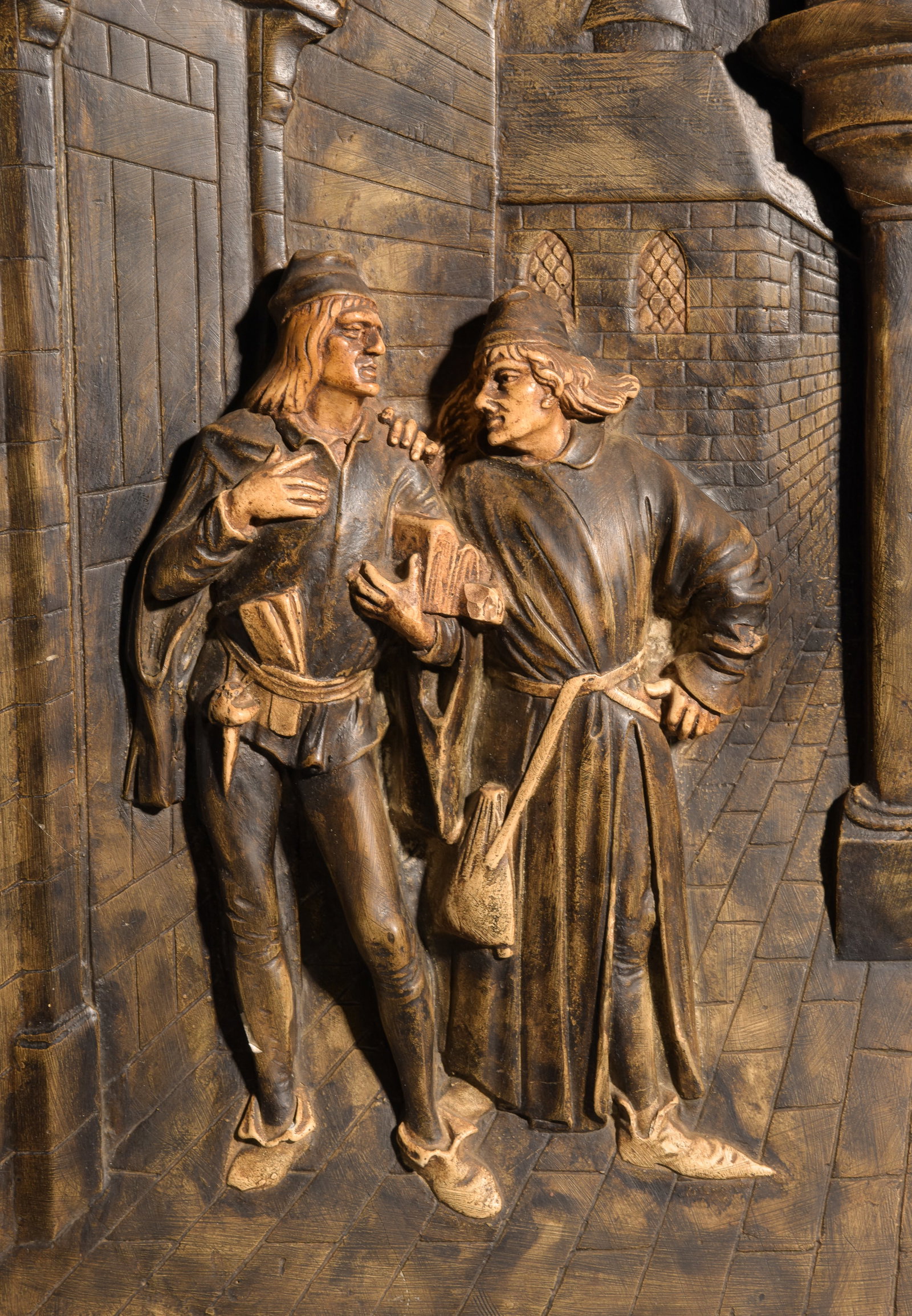 French Plaster Relief Plaque - 3