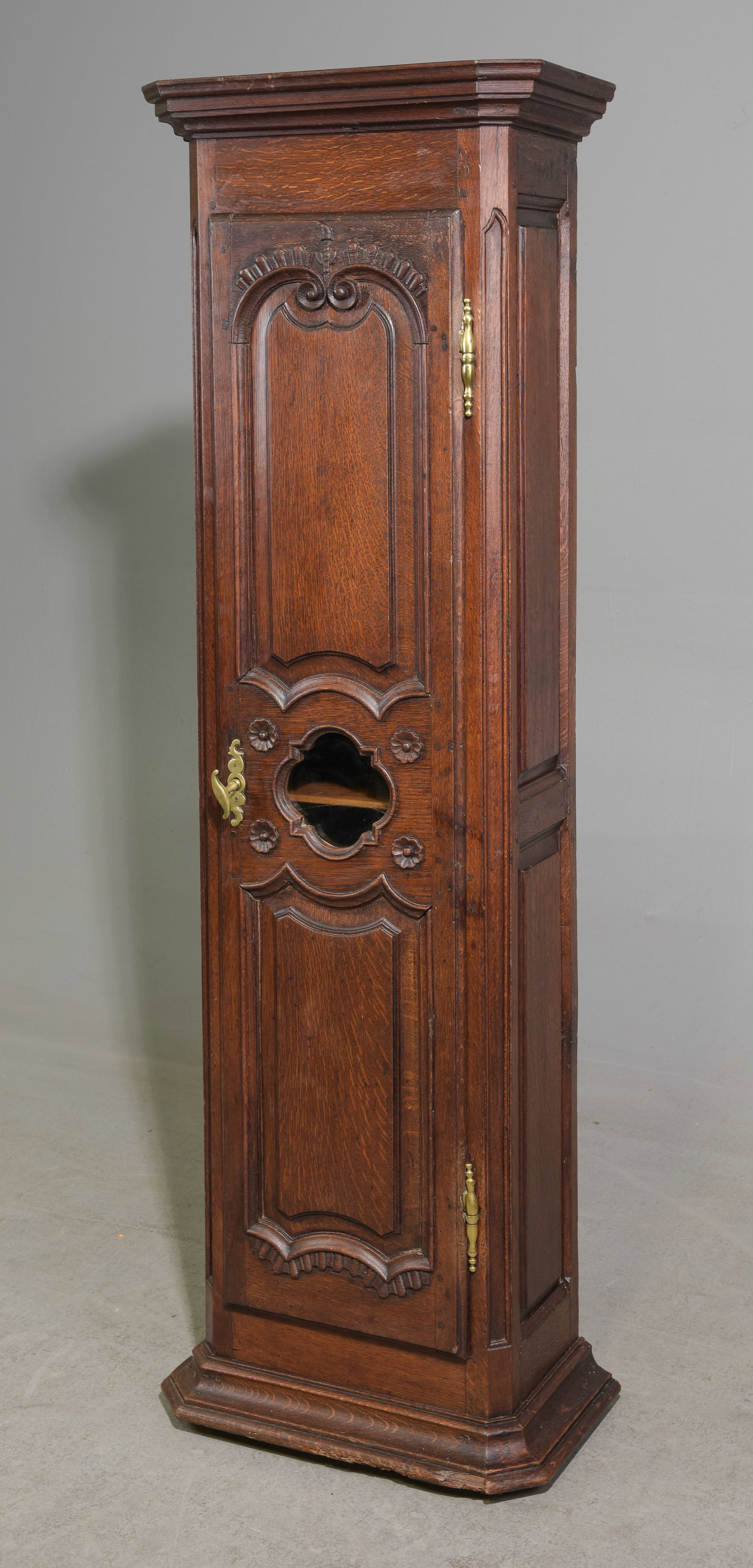 French Tall Clock Case Cabinet - 3