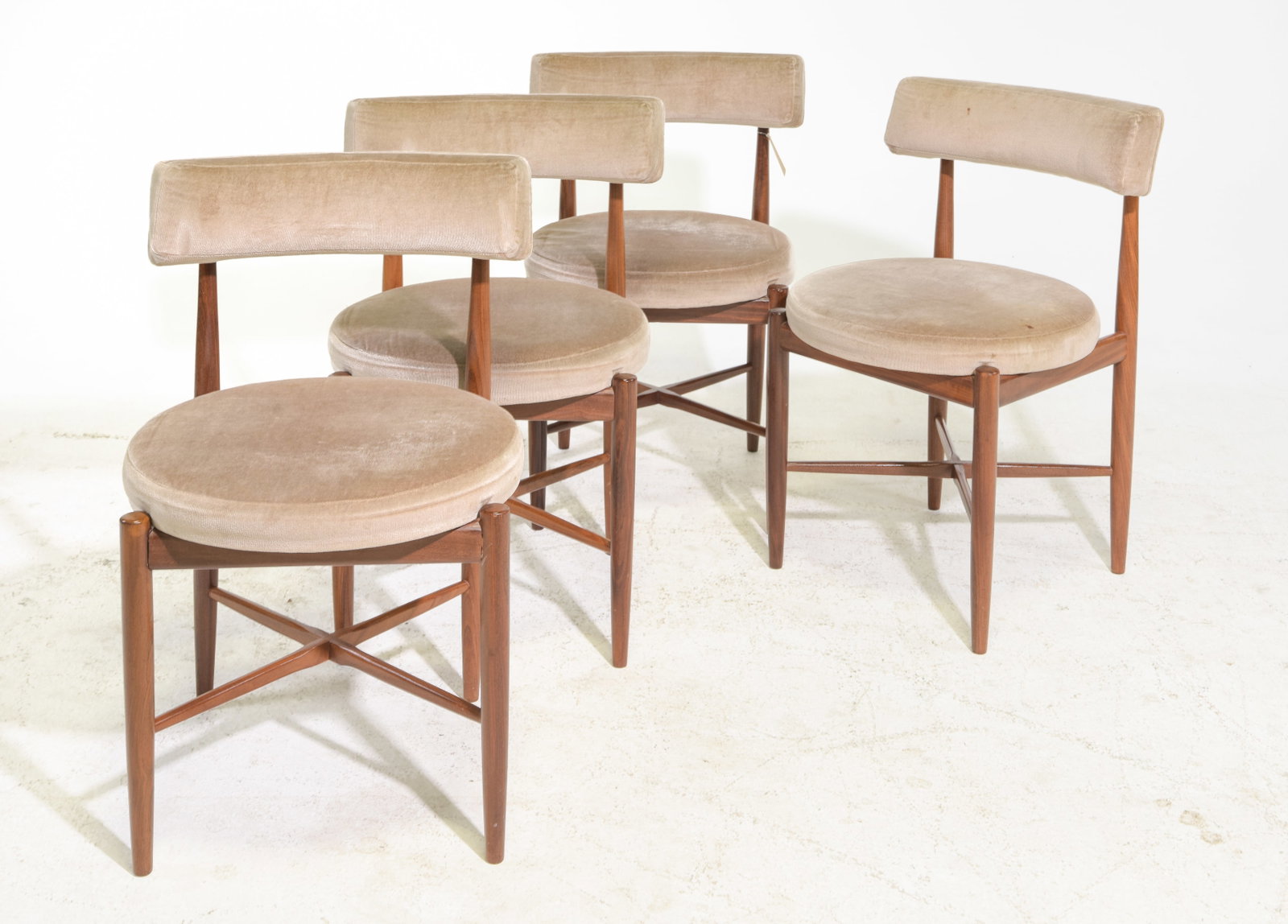 4 Mid Century Round Dining Chairs By G-Plan (1 of 6)