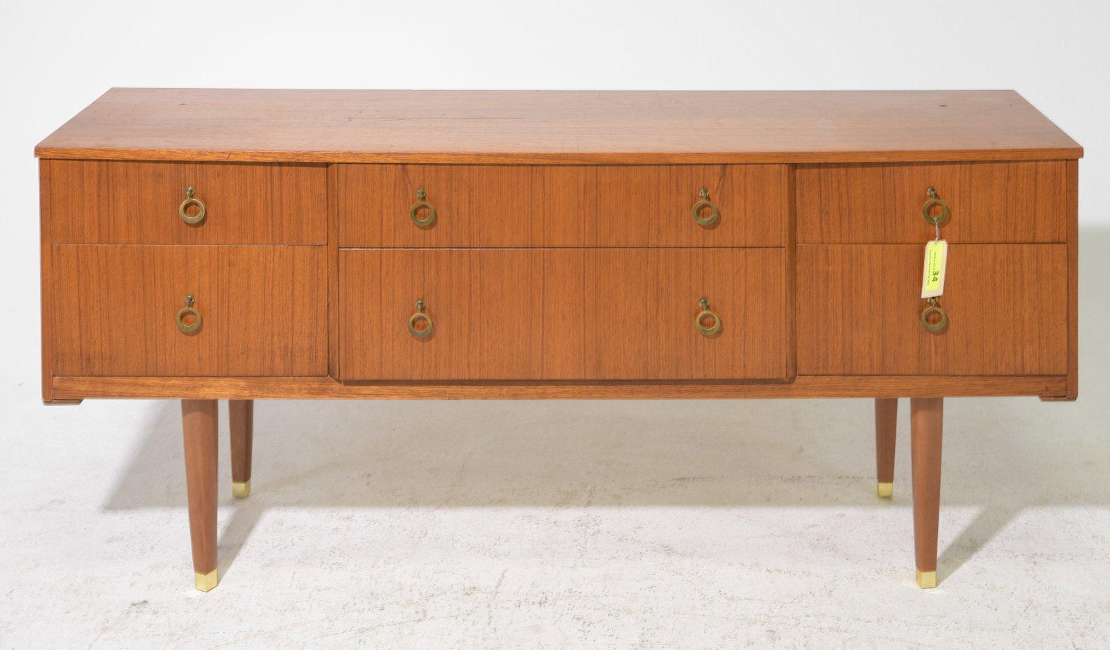 Mid Century Modern Six Drawer Dresser (1 of 5)