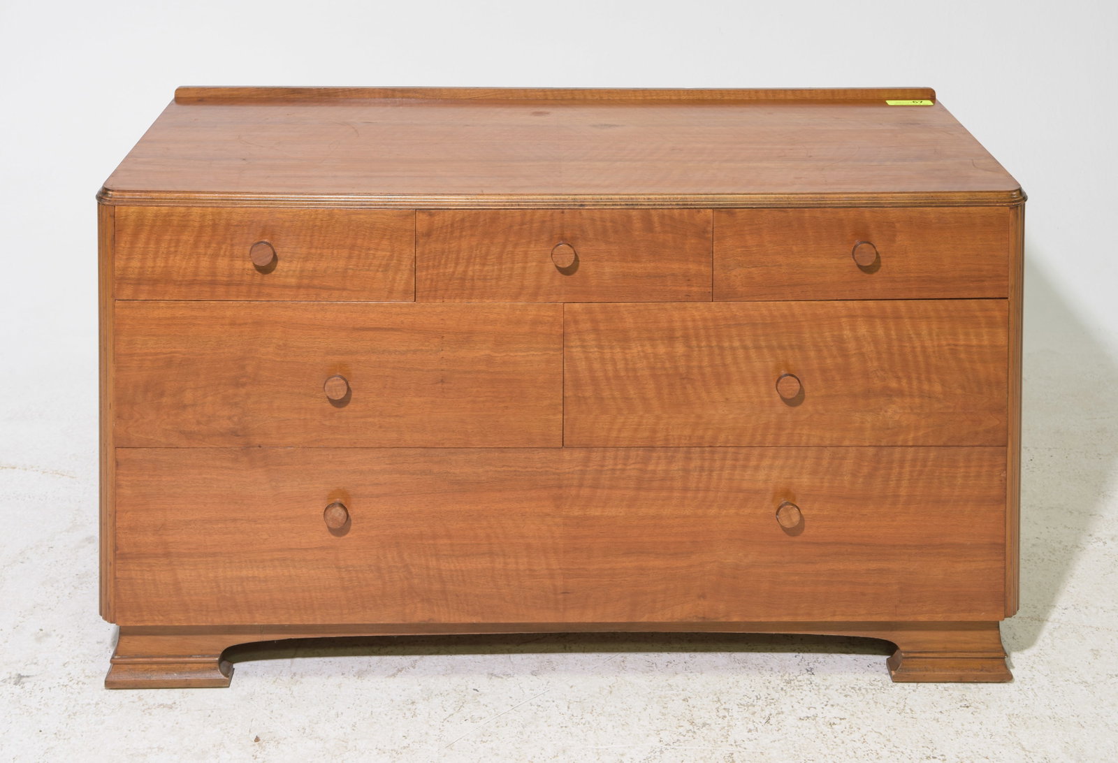 Swedish Elm Wood Secretary Bookshelf / Desk: Scandinavian Elm Wood Secretary Bookshelf / Desk - 69 in tall x 47.25 x 15.75