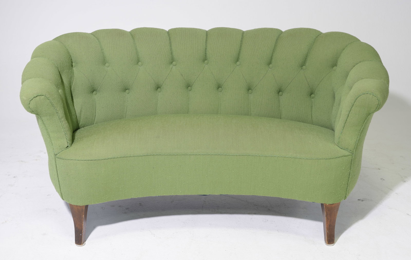 1950's Swedish Button Tufted by Tor Wolfenstein (1 of 7)