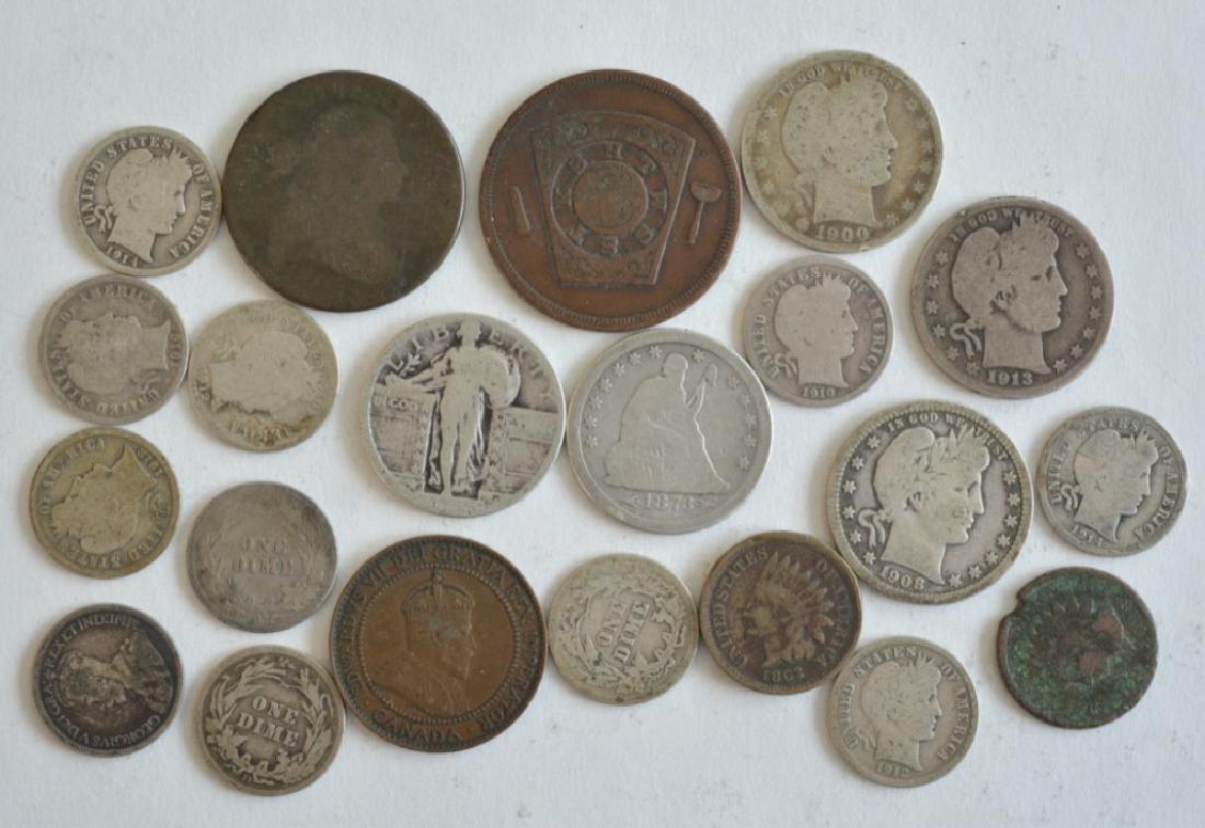 Lot of 20 Various Silver and Collector Coins (1 of 3)