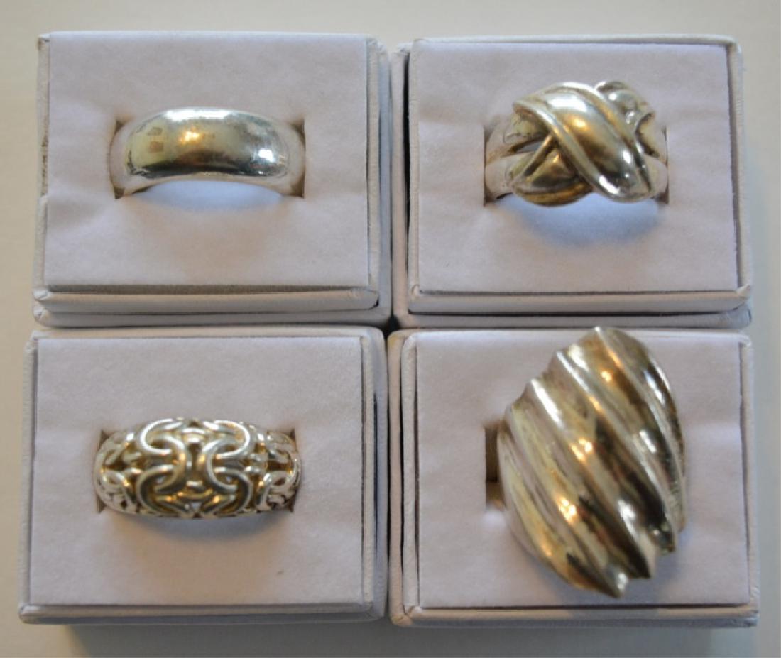 Four Ladies Sterling Silver Rings (1 of 2)
