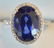 9.61cttw Sapphire and Diamond 14K Gold Ring