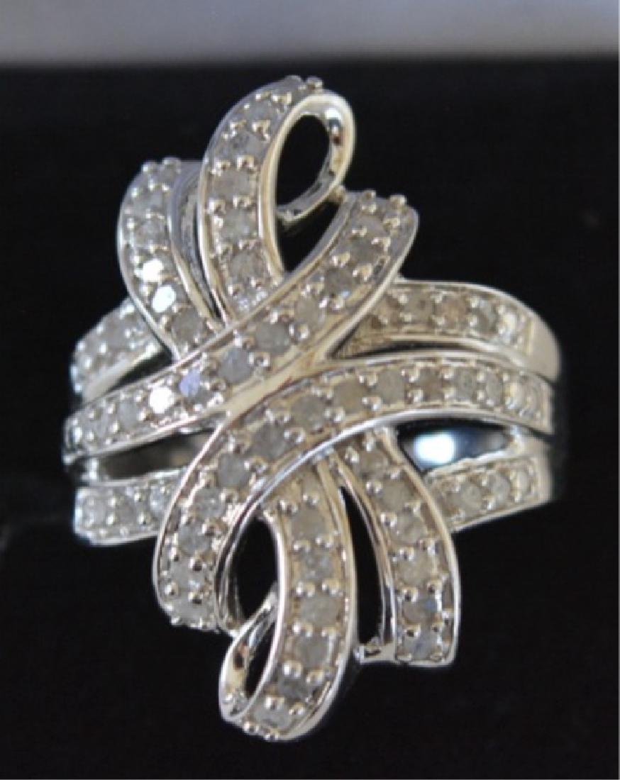 Diamond Ribbon Ring (1 of 2)