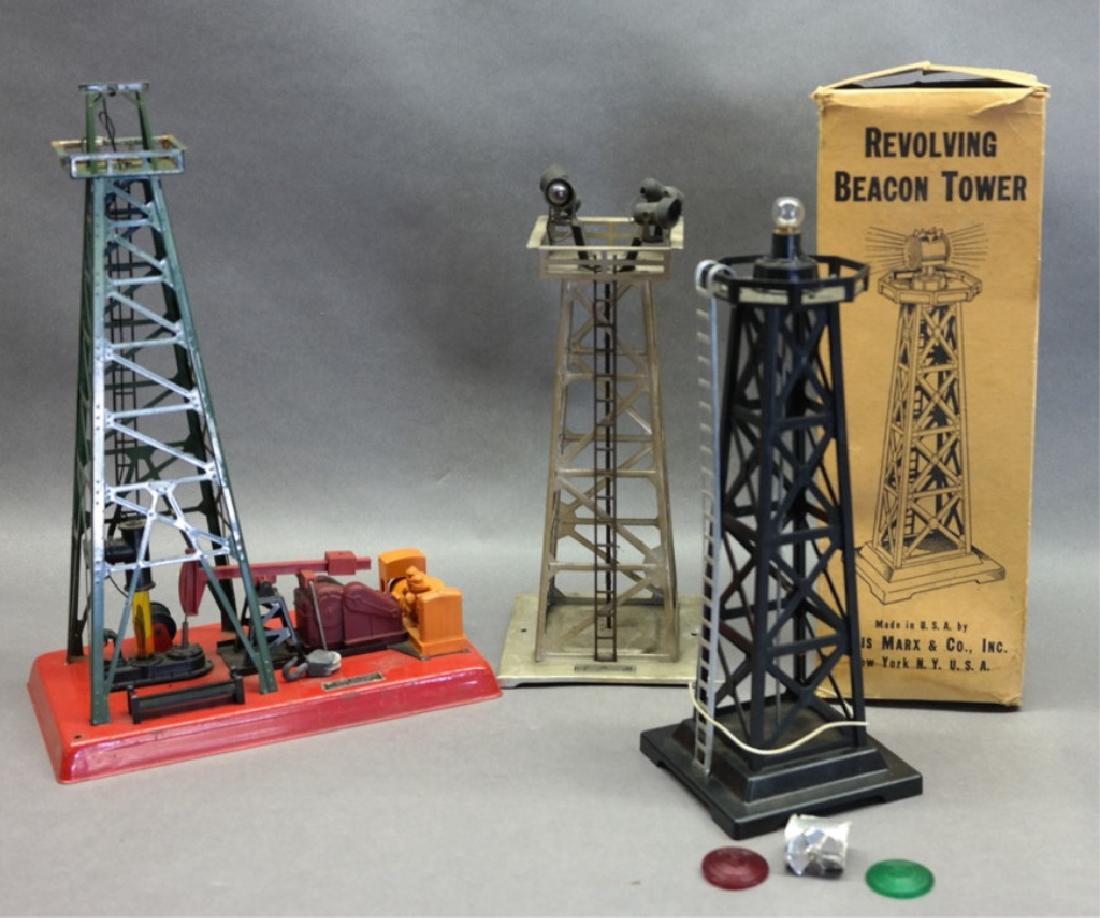 Lot of 3 Model RR Accessory Towers/Derrick-Lionel/ (1 of 16)