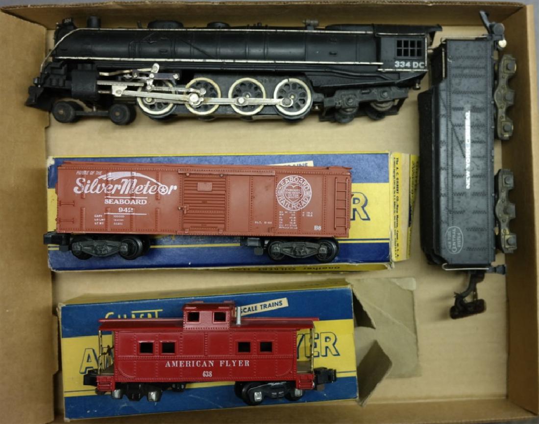 american flyer 334 dc engine w 2 cars w boxes 1 american flyer dc engine